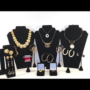 Sea shell in gold jewelry bundle